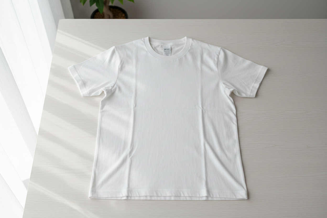 varias imagenes de camiseta clásica de algodón